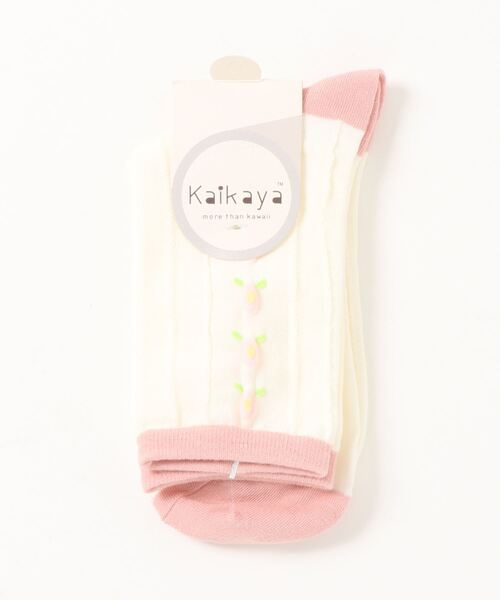 「kakko」（カッコ）の「レディース クルー丈ソックス（ソックス/靴下・レディース・A/B/C/D/E/F/G/H/I/J/K/L/M/N/O/P/Q/R/S/T・FREE）」の21枚目の写真