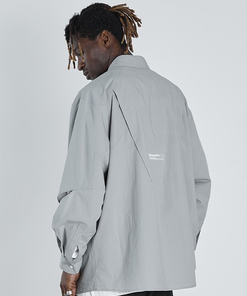 HARSH AND CRUEL（ハーシュアンドクルーエル）の「【Harsh and Cruel】Deformation Cutting Shirts HX211030113（シャツ/ブラウス・メンズ・グレー・S/M/L/XL）」の10枚目の写真