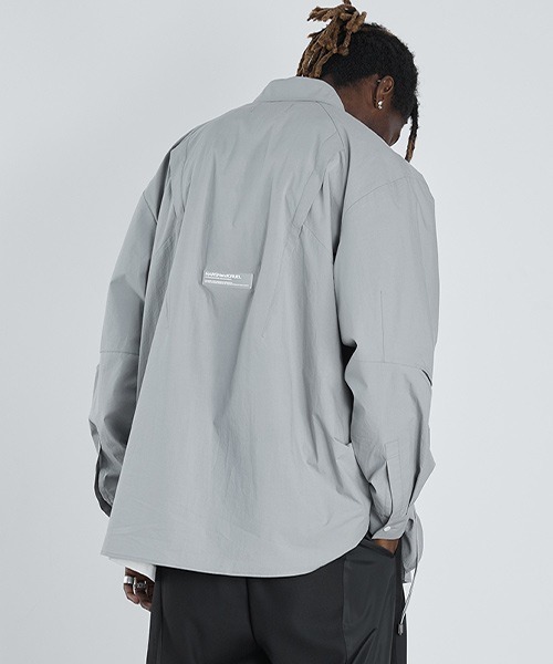 HARSH AND CRUEL（ハーシュアンドクルーエル）の「【Harsh and Cruel】Deformation Cutting Shirts HX211030113（シャツ/ブラウス・メンズ・グレー・S/M/L/XL）」の11枚目の写真