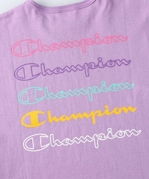 Champion(チャンピオン)の「【Champion】バックプリントワンピース(ワンピース・キッズ・パープル/ダークグレー・155)」の8枚目の写真
