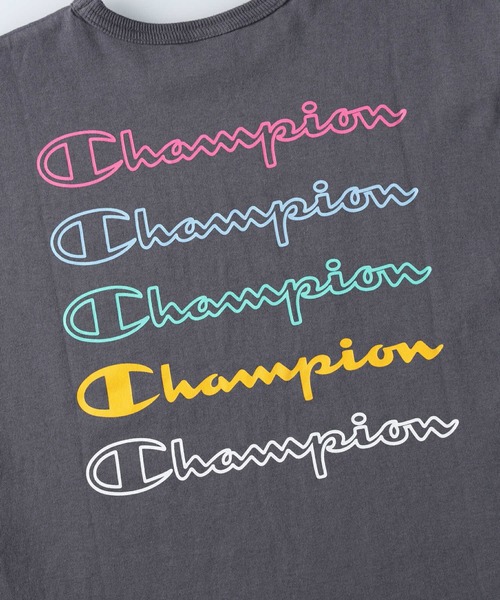 Champion(チャンピオン)の「【Champion】バックプリントワンピース(ワンピース・キッズ・パープル/ダークグレー・155)」の9枚目の写真