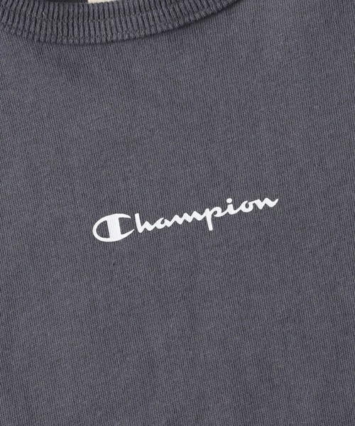 Champion(チャンピオン)の「【Champion】バックプリントワンピース(ワンピース・キッズ・パープル/ダークグレー・155)」の7枚目の写真