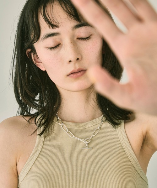 TODAYFUL（トゥデイフル）の「オーバーチェーンネックレス(SIlver925）（ネックレス・レディース・シルバー・FREE）」の9枚目の写真