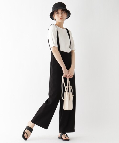 AG by aquagirl（エージーバイアクアガール）の「◆スクエアフラットトングサンダル（サンダル・レディース・オフホワイト/ブラック/ダークブラウン・02/03）」の7枚目の写真