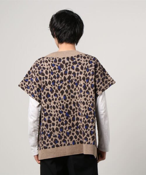 no.(ナンバー)の「【no.】LEO KNIT VEST(ベスト・メンズ・ベージュ/グレー・FREE)」の4枚目の写真