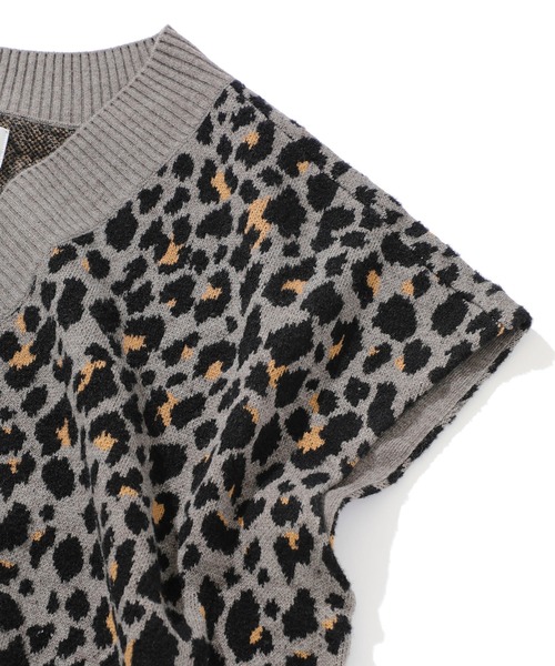 no.(ナンバー)の「【no.】LEO KNIT VEST(ベスト・メンズ・ベージュ/グレー・FREE)」の16枚目の写真