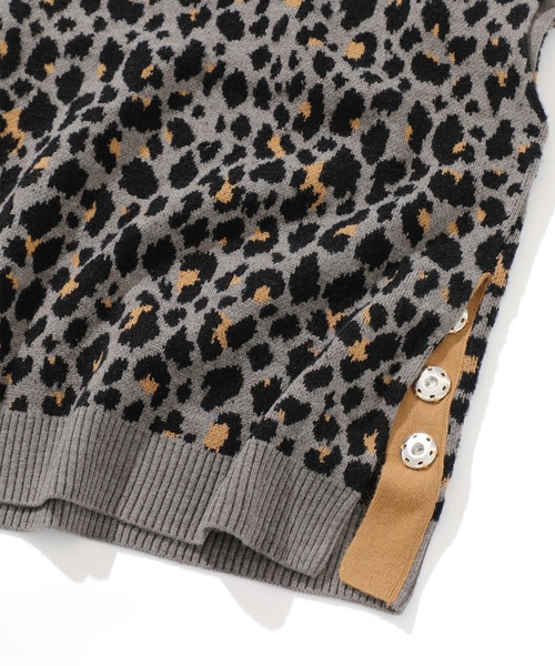 no.(ナンバー)の「【no.】LEO KNIT VEST(ベスト・メンズ・ベージュ/グレー・FREE)」の18枚目の写真