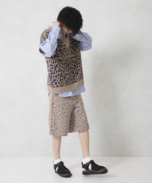 no.(ナンバー)の「【no.】LEO KNIT VEST(ベスト・メンズ・ベージュ/グレー・FREE)」の9枚目の写真