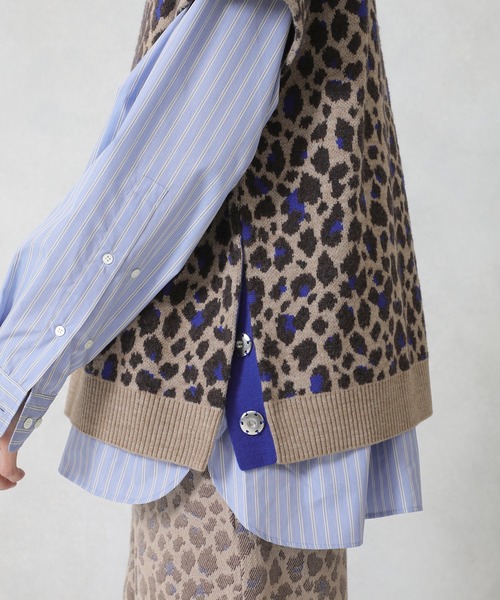 no.(ナンバー)の「【no.】LEO KNIT VEST(ベスト・メンズ・ベージュ/グレー・FREE)」の12枚目の写真