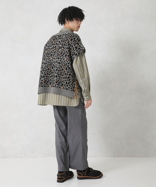 no.(ナンバー)の「【no.】LEO KNIT VEST(ベスト・メンズ・ベージュ/グレー・FREE)」の10枚目の写真