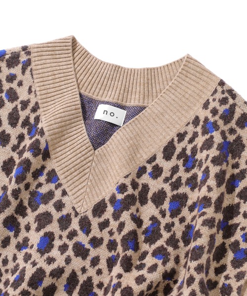 no.(ナンバー)の「【no.】LEO KNIT VEST(ベスト・メンズ・ベージュ/グレー・FREE)」の13枚目の写真