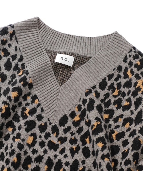 no.(ナンバー)の「【no.】LEO KNIT VEST(ベスト・メンズ・ベージュ/グレー・FREE)」の14枚目の写真