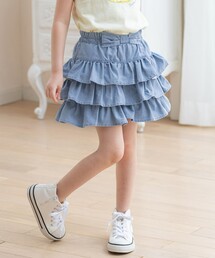 ANY（エニィ）の「デニムフリルキュロット（その他パンツ・キッズ）」