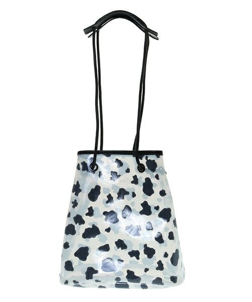 Candy Stripper（キャンディストリッパー）の「MOO CLEAR バッグ（ハンドバッグ・レディース・ブラウン/ホワイト・FREE）」の7枚目の写真