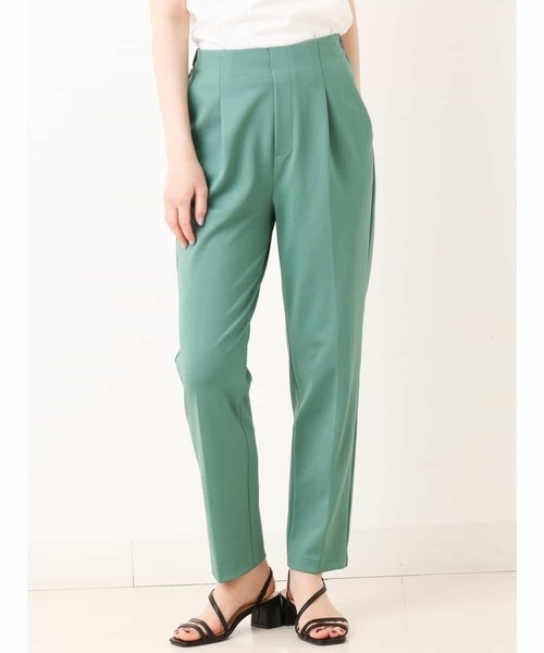 a.v.v(アーヴェヴェ)の「【ハイストレッチ】テーパードパンツ(スラックス・レディース・ミント/ホワイト/ブラック・34/36/40/42/38)」の10枚目の写真