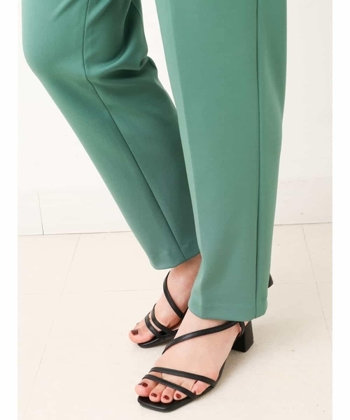 a.v.v(アーヴェヴェ)の「【ハイストレッチ】テーパードパンツ(スラックス・レディース・ミント/ホワイト/ブラック・34/36/40/42/38)」の16枚目の写真