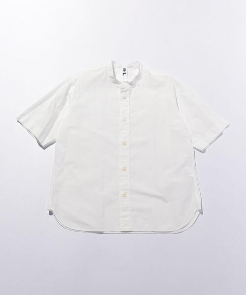 MHL.(エムエイチエル)の「<MHL.> NC POPLIN SHT/シャツ(シャツ/ブラウス・メンズ・ダークグレー/ホワイト/マスタード・LARGE/MEDIUM)」の2枚目の写真