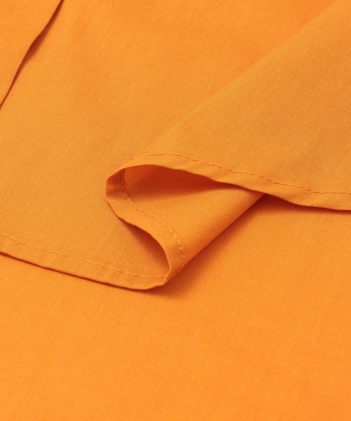 KBF(ケイビーエフ)の「2WAYマントブラウス(シャツ/ブラウス・レディース・ブラック/オフホワイト/オレンジ・ONE)」の8枚目の写真
