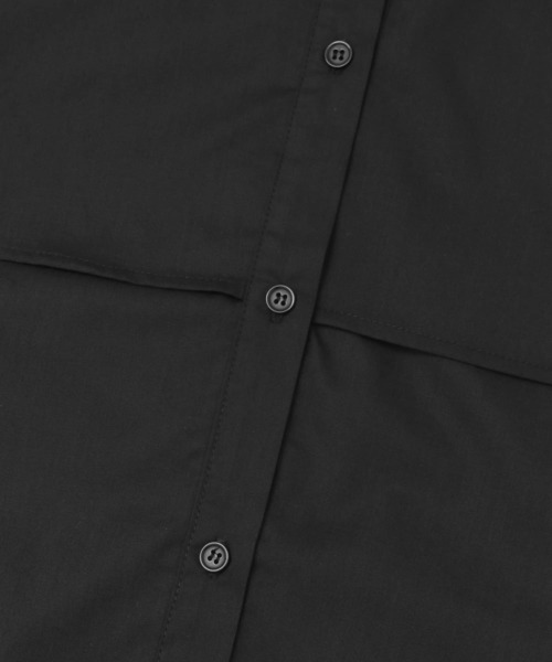 KBF(ケイビーエフ)の「2WAYマントブラウス(シャツ/ブラウス・レディース・ブラック/オフホワイト/オレンジ・ONE)」の14枚目の写真