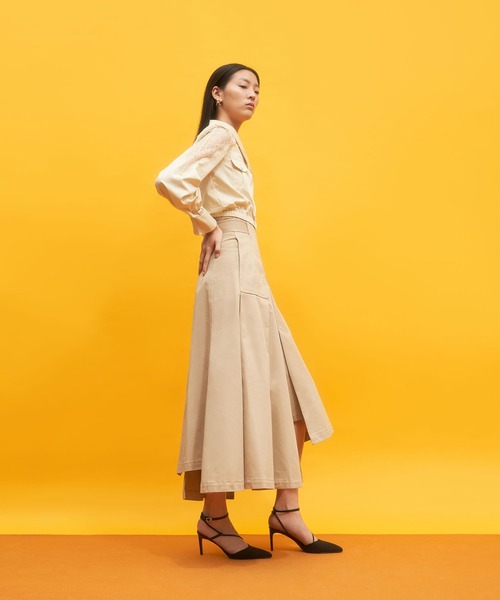 CHARLES & KEITH(チャールズ & キース)の「リネンアシンメトリックパンプス / Linen Asymmetric Pumps(パンプス・レディース・ライトブルー/ブラック/ベージュ・22.5cm/23cm/23.5cm/24.5cm/25cm/25.5cm)」の15枚目の写真