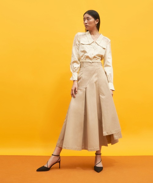 CHARLES & KEITH(チャールズ & キース)の「リネンアシンメトリックパンプス / Linen Asymmetric Pumps(パンプス・レディース・ライトブルー/ブラック/ベージュ・22.5cm/23cm/23.5cm/24.5cm/25cm/25.5cm)」の17枚目の写真