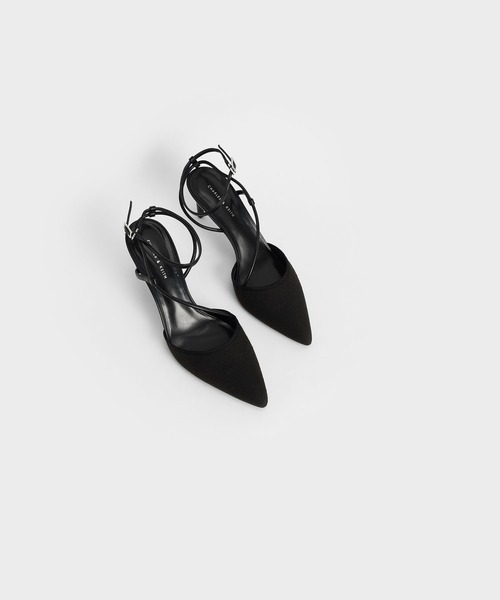 CHARLES & KEITH(チャールズ & キース)の「リネンアシンメトリックパンプス / Linen Asymmetric Pumps(パンプス・レディース・ライトブルー/ブラック/ベージュ・22.5cm/23cm/23.5cm/24.5cm/25cm/25.5cm)」の19枚目の写真