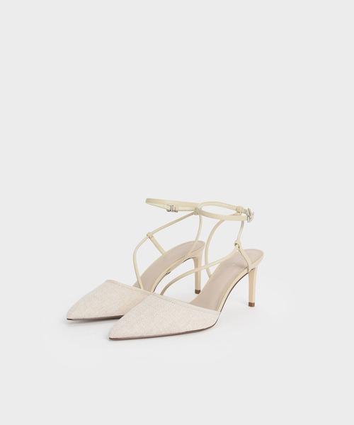 CHARLES & KEITH(チャールズ & キース)の「リネンアシンメトリックパンプス / Linen Asymmetric Pumps(パンプス・レディース・ライトブルー/ブラック/ベージュ・22.5cm/23cm/23.5cm/24.5cm/25cm/25.5cm)」の21枚目の写真