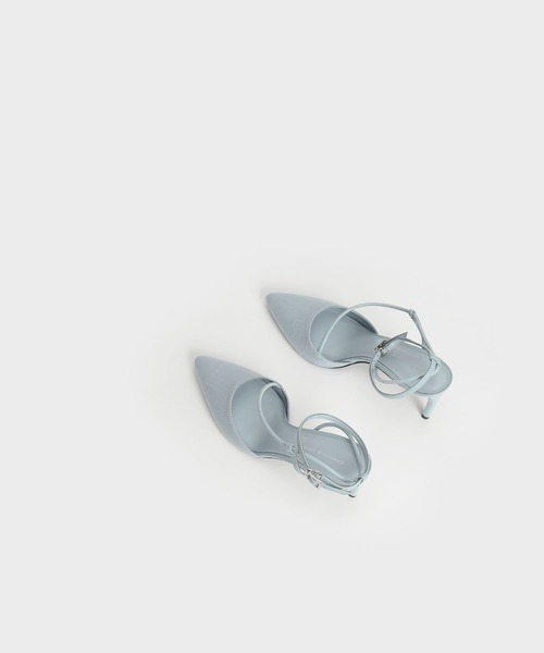 CHARLES & KEITH(チャールズ & キース)の「リネンアシンメトリックパンプス / Linen Asymmetric Pumps(パンプス・レディース・ライトブルー/ブラック/ベージュ・22.5cm/23cm/23.5cm/24.5cm/25cm/25.5cm)」の12枚目の写真
