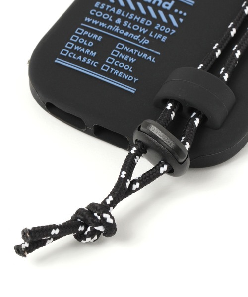 niko and...（ニコアンド）の「オリジナルニコロゴシリコンコードiPhoneケース(7/8/SE2/SE3)（スマホケース/カバー・レディース・ホワイト/グレー/ブラック・0）」の14枚目の写真