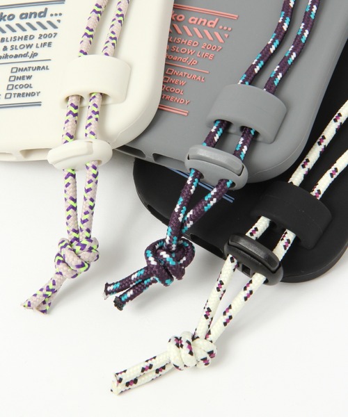 niko and...（ニコアンド）の「オリジナルニコロゴシリコンコードiPhoneケース(7/8/SE2/SE3)（スマホケース/カバー・レディース・ホワイト/グレー/ブラック・0）」の19枚目の写真