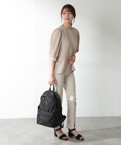 Honeys(ハニーズ)の「機能性リュック(バックパック/リュック・レディース・ネイビー/ブラック・FREE)」の8枚目の写真