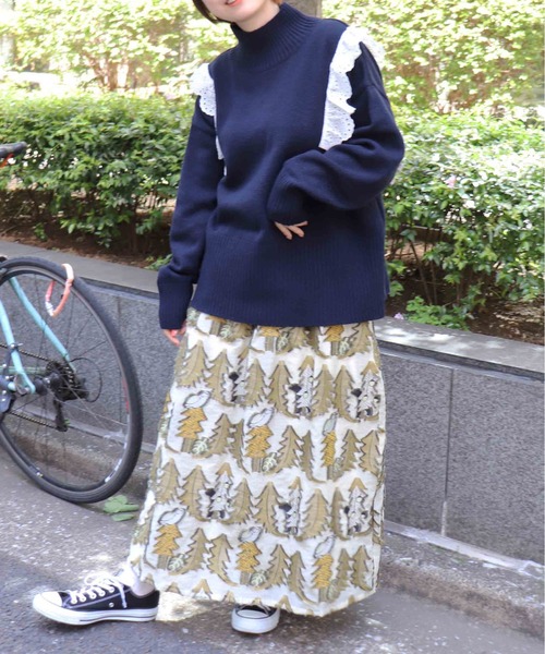 haupia 大人少女のニットスタイルプルオーバー