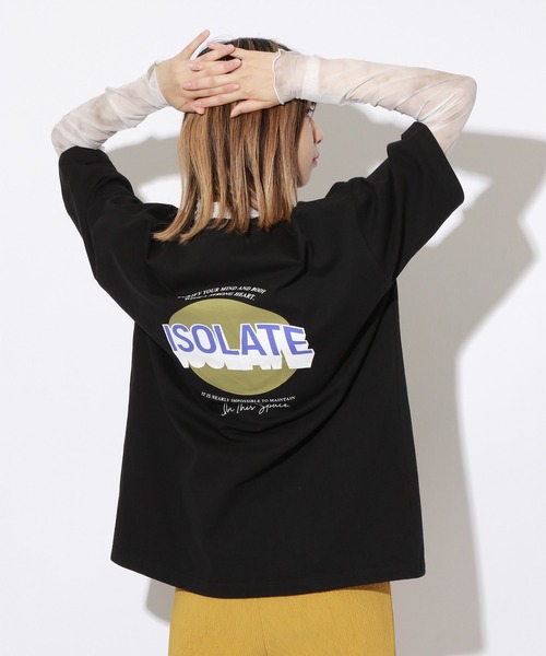 PBLIM(ページボーイリム)の「【PAGEBOYLIM】サークルロゴTシャツ(Tシャツ/カットソー・レディース・ブラック/オフホワイト・MEDIUM/LARGE)」の10枚目の写真