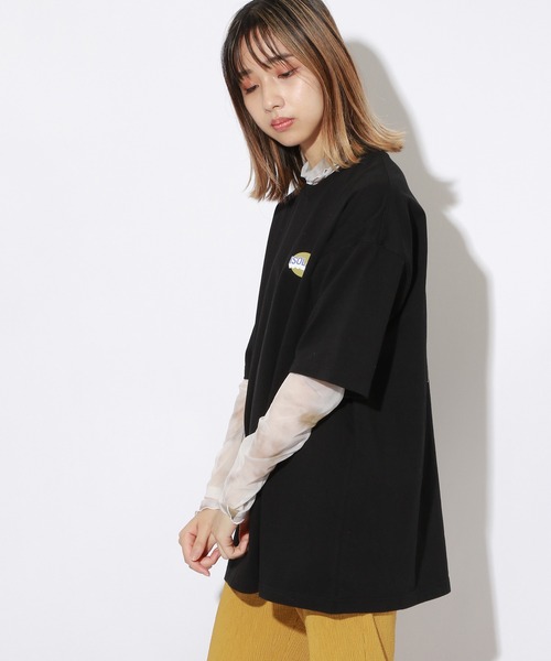 PBLIM(ページボーイリム)の「【PAGEBOYLIM】サークルロゴTシャツ(Tシャツ/カットソー・レディース・ブラック/オフホワイト・MEDIUM/LARGE)」の13枚目の写真