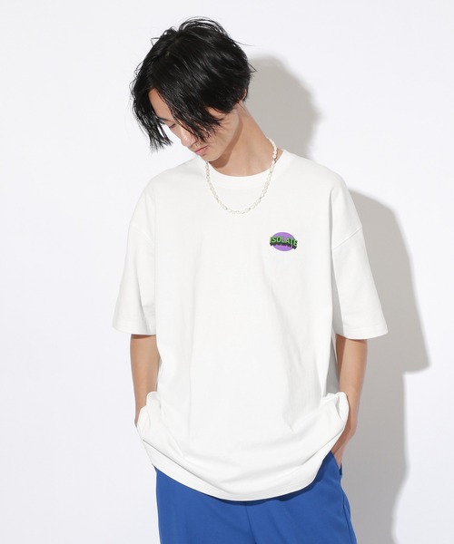 PBLIM(ページボーイリム)の「【PAGEBOYLIM】サークルロゴTシャツ(Tシャツ/カットソー・レディース・ブラック/オフホワイト・MEDIUM/LARGE)」の6枚目の写真