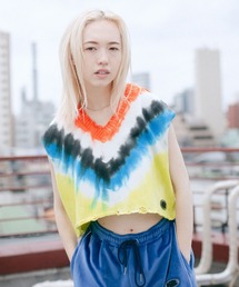TIE-DYE KNIT VEST