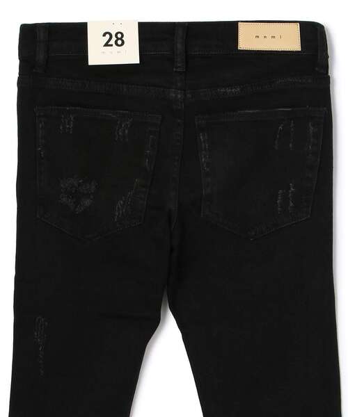 mnml（ミニマル）の「mnml/ミニマル/蛇腹パンツ/X204 STRETCH DENIM