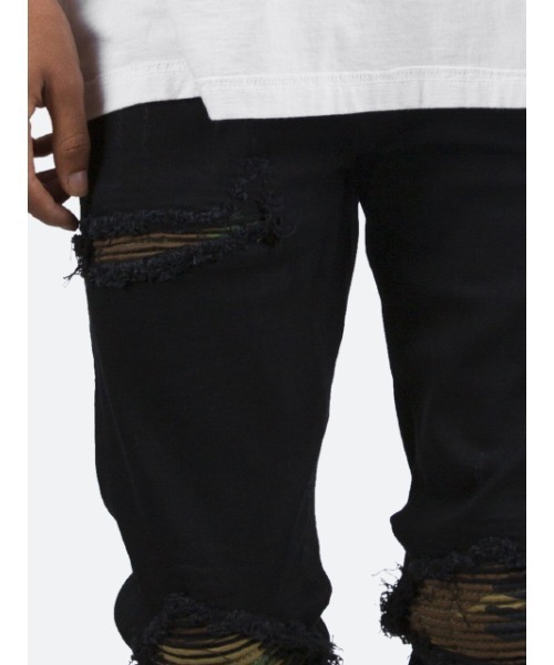 mnml（ミニマル）の「mnml/ミニマル/蛇腹パンツ/X204 STRETCH DENIM