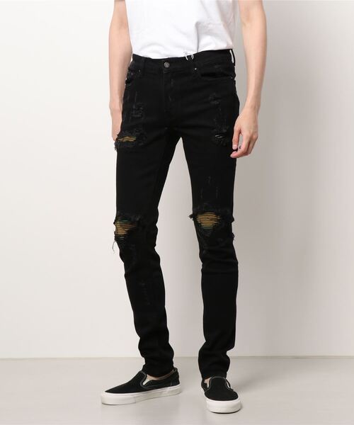 mnml（ミニマル）の「mnml/ミニマル/蛇腹パンツ/X204 STRETCH DENIM