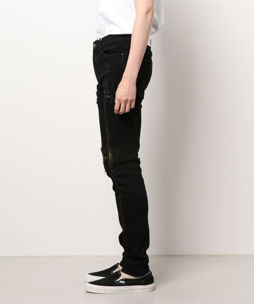mnml（ミニマル）の「mnml/ミニマル/蛇腹パンツ/X204 STRETCH DENIM