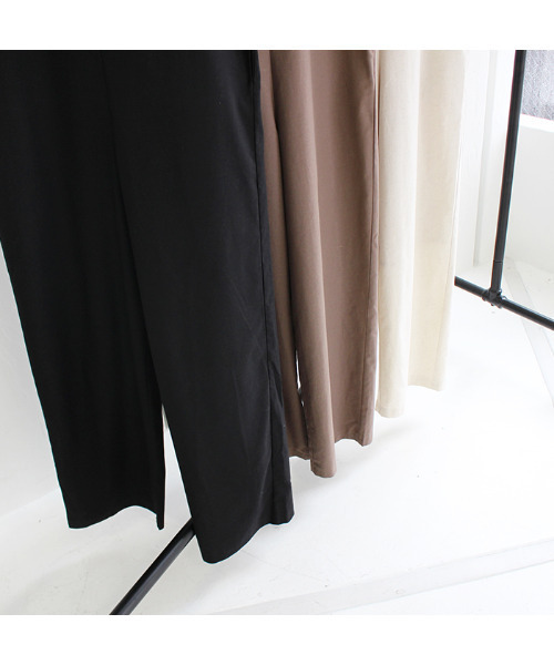 MODE ROBE（モードローブ）の「ノースリーブオールインワン（つなぎ/オールインワン・レディース・ブラック/ブラウン/アイボリー・FREE）」の13枚目の写真