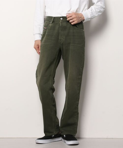 DIESEL FW21 メンズ デニムパンツ ストレート カラーデニム