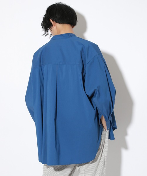 PBLIM（ページボーイリム）の「【PAGEBOYLIM】バンドカラーシャツ（シャツ/ブラウス・レディース・オフホワイト/ベージュ/ブルー・MEDIUM/LARGE）」の20枚目の写真