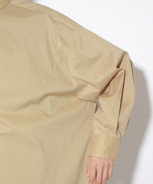 PBLIM（ページボーイリム）の「【PAGEBOYLIM】バンドカラーシャツ（シャツ/ブラウス・レディース・オフホワイト/ベージュ/ブルー・MEDIUM/LARGE）」の21枚目の写真