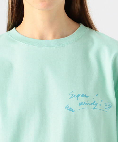 TOMORROWLAND (トゥモローランド)の「【別注】mayumi yamase×TOMORROWLAND コットンバックプリント ロングスリーブプルオーバー(Tシャツ/カットソー・レディース・ライトグリーン・S/L)」の12枚目の写真