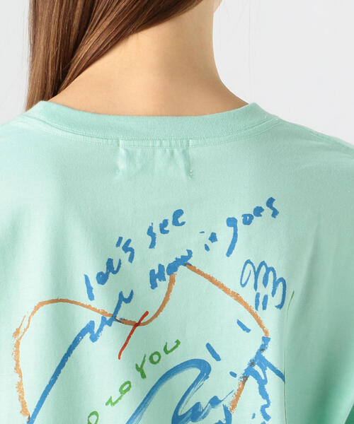 TOMORROWLAND (トゥモローランド)の「【別注】mayumi yamase×TOMORROWLAND コットンバックプリント ロングスリーブプルオーバー(Tシャツ/カットソー・レディース・ライトグリーン・S/L)」の8枚目の写真