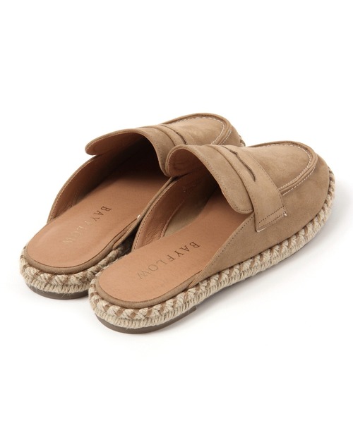 BAYFLOW（ベイフロー）の「ローファーミュール（その他シューズ・レディース・グレー/ライトベージュ・MEDIUM/LARGE）」の9枚目の写真