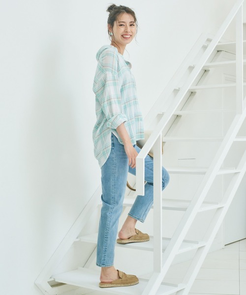 BAYFLOW（ベイフロー）の「ローファーミュール（その他シューズ・レディース・グレー/ライトベージュ・MEDIUM/LARGE）」の14枚目の写真