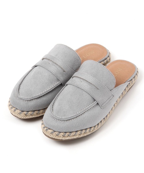 BAYFLOW（ベイフロー）の「ローファーミュール（その他シューズ・レディース・グレー/ライトベージュ・MEDIUM/LARGE）」の16枚目の写真