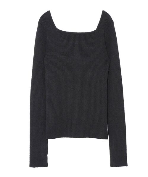 LAGUNAMOON（ラグナムーン）の「スリットボタンメランジニットプルオーバー（ニット/セーター・レディース・グレー/ブラック/モカ・FREE）」の21枚目の写真